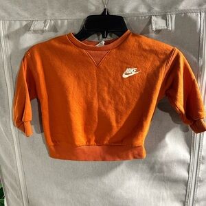 Boys Nike‎ Snow Day Fleece Crew Neck 24M Orange Mountains Warm